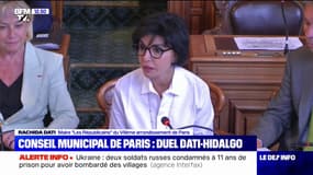 "1,7%, ça fait mal": Rachida Dati tacle Anne Hidalgo sur son score à la présidentielle dès le début du Conseil de Paris