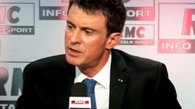 Le Premier ministre Manuel Valls, mardi, sur BFMTV et RMC.