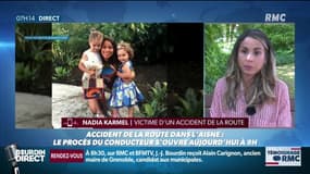 Nadia Karmel, victime d'un accident de la route parle de sa rencontre avec l'homme responsable de la mort de ses deux filles