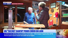 "Secret santa" à Berrwiller: un cadeau sculpté dans le bois