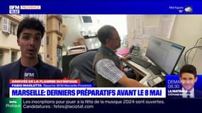 Marseille: derniers préparatifs avant l'arrivée de la flamme olympique le 8 mai