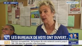 Européennes: déjà une vingtaine d'électeurs dans ce bureau de vote à Marseille