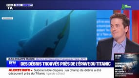 Débris retrouvés près de l'épave du Titanic: "Un froid jeté sur les espoirs que les uns et les autres pouvaient avoir", pour Jean-Philippe Marre (Association Française du Titanic)