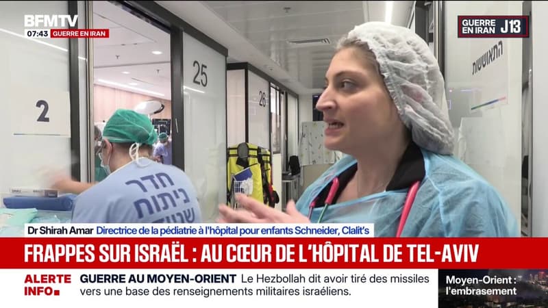 Guerre au Moyen-Orient: au cœur d'un hôpital à Petah Tikva, après les frappes sur Israël