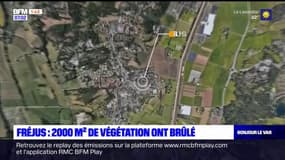 Fréjus: un incendie a brûlé 2000m2 de végétation