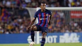 Jules Koundé avec le Barça en 2022.