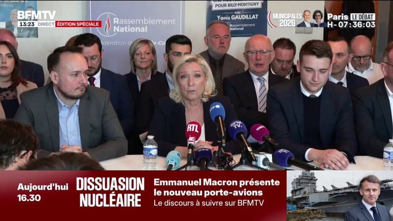 "Changez votre logiciel" exhorte Marine Le Pen qui répond au président de la République