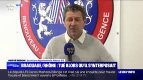 Braquage mortel à Villeurbanne: "La vie humaine n'a plus importance pour ce genre d'individu" déplore Hervé Redon (Alliance Police)