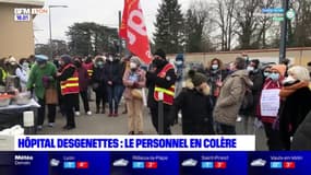 Lyon: mobilisation du personnel de l'hôpital Desgenettes