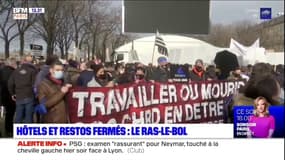 "Laissez-nous travailler": les restaurateurs et hôteliers ont exprimé leur ras-le-bol ce lundi à Paris
