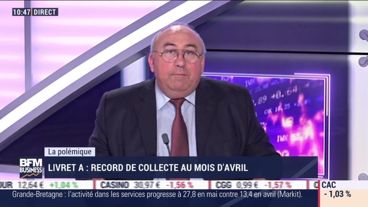 Emmanuel Lechypre Record de collecte sur le livret A au mois d'avril 21/05