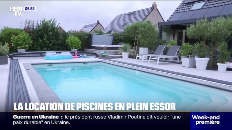 Ça nous rapporte jusqu'à 2000 euros par an: la location de piscines est en plein essor en France