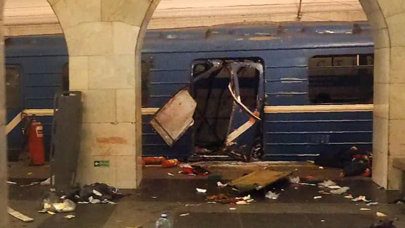 Explosion dans le métro de Saint-Pétersbourg le 3 avril 2017