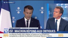 ISF: Macron répond aux critiques