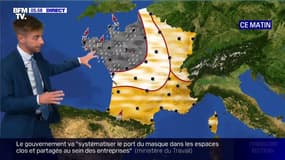 La pluie et le vent font leur retour par l'ouest ce mercredi