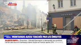 Montargis: après les attaques de cette nuit dans le centre-ville, une pharmacie s'est effondrée