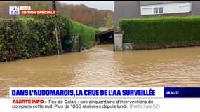 Inondations: la crue de l'Aa surveillée de près dans l'Audomarois