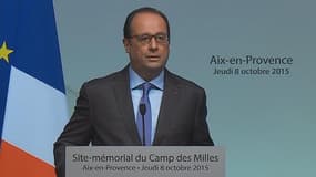 Le président de la République François Hollande