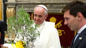 Le pape et Messi