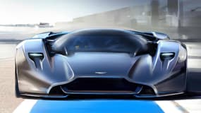 La DP-100, à l'existence purement virtuelle dans le jeu vidéo "Gran Turismo 6" pourrait bien être une source d'inspiration pour le futur hypercar Aston/Red Bull.