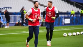 Sergio Rico et Marcin Bulka, au Stade de France le 24 juillet 2020