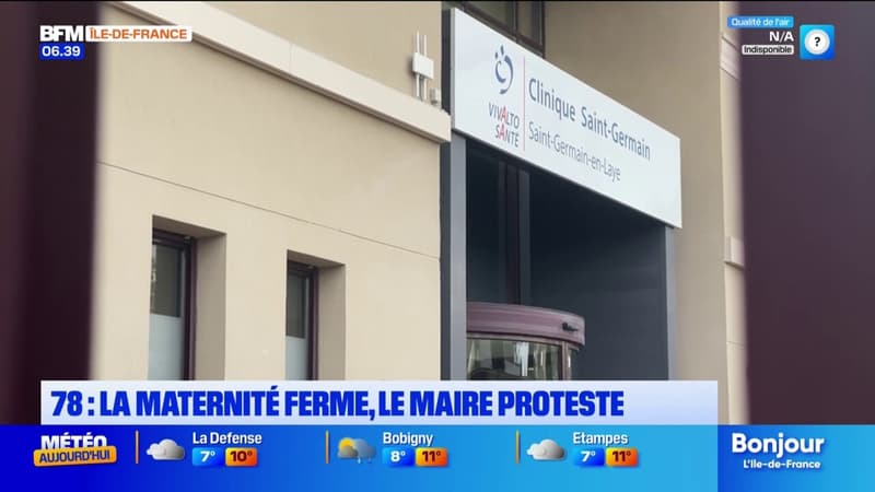 Saint-Germain-en-Laye: la maternité ferme, la mairie proteste