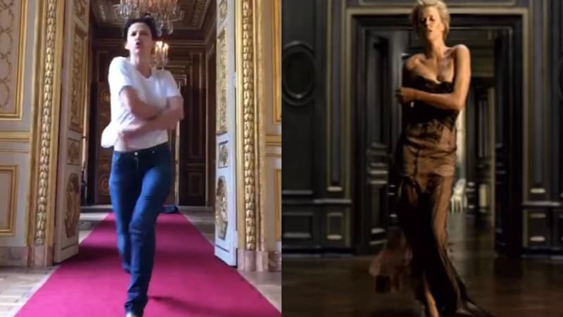 Sophie Marceau parodie la pub Dior avec Charlize Theron