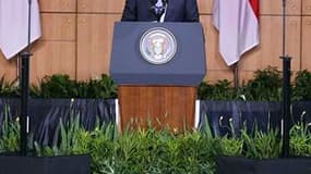 Dans la veine de son discours fondateur du Caire, Barack Obama a profité mercredi de son séjour en Indonésie, premier Etat musulman de la planète, pour affirmer lors d'un discours devant des milliers de personnes à Djakarta que l'Amérique n'est pas et ne
