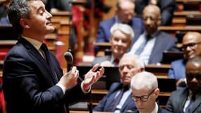 Gérald Darmanin au Sénat le 15 mars 2023