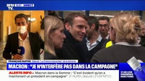 Emmanuel Macron dans la Somme: pour François Ruffin, "c'est évident qu'on a maintenant un président en campagne"