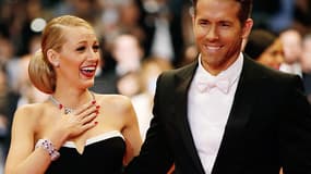 Blake Lively et son mari Ryan Reynolds, en mai 2014, à Cannes.