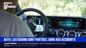 Voitures: quand les écrans peuvent devenir une source de distraction et d'accident