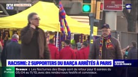 Racisme: deux supporteurs du Barça arrêtés à Paris