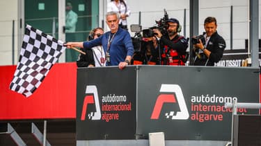 José Mourinho lors du GP du Portugal, le 24 mars 2024.
