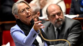 Élisabeth Borne à l'Assemblée nationale le 5 décembre 2023