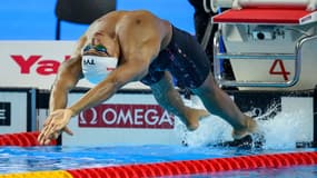 Mondiaux de natation - Yohann Ndoye-Brouard décroche la médaille de bronze sur 100m dos, à Singapour le 29 juillet 2025