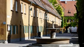La "Fuggerei", une résidence d'Augsbourg, dans le sud de l'Allemagne