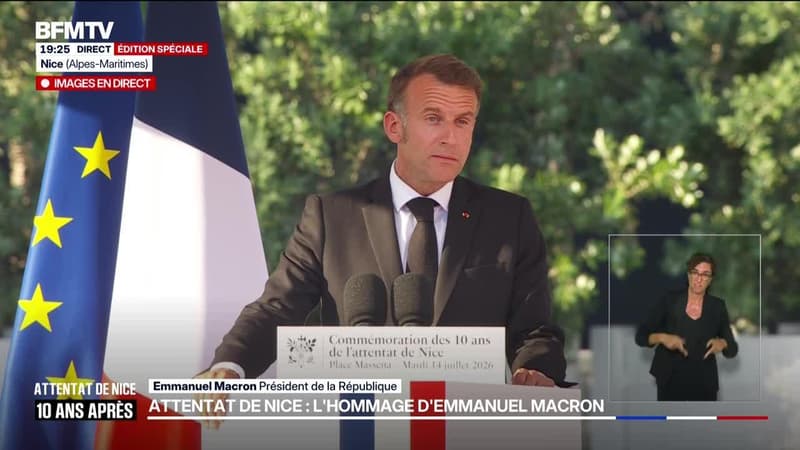 Édition Spéciale - Attentat de Nice : l’hommage d’Emmanuel Macron - 14/07