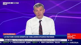 Nicolas Doze : La facture Covid grimpe de 4 milliards d'euros par mois - 01/04