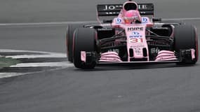 La Force India d'Esteban Ocon