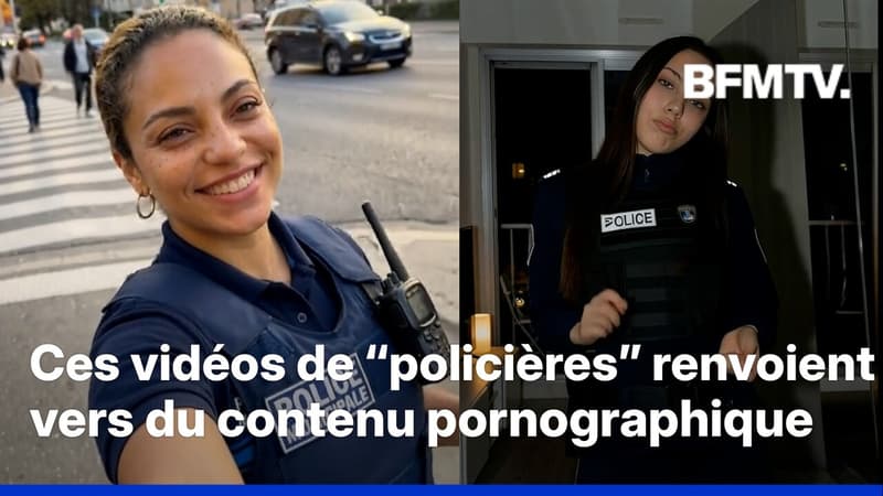 Intelligence artificielle: ces vidéos de fausses policières redirigent vers du contenu pornographique