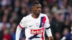 Ousmane Dembélé lors de Dunkerque-PSG, le 1er avril 2025 en demi-finale de la Coupe de France