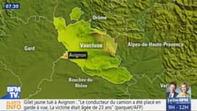 Un gilet jaune tué après avoir été percuté par un camion à Avignon 