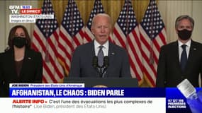 Joe Biden sur l'Afghanistan: "Ces opérations d'évacuation représentent des risques pour nos forces armées, (...) il y aura peut-être des pertes"