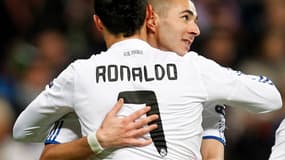 Karim Benzema et son ami Ronaldo