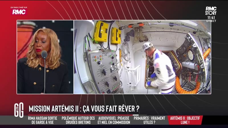 Mission Artemis 2: "Je suis un jeune du 93, qui s'appelle Allan Astro, qui a été recruté par la Nasa", assure Joëlle Dago-Serry