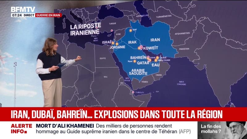 Frappes israéliennes et américaines, réplique iranienne, le récit de ces dernières heures de bombardement