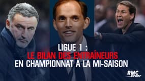 Ligue 1 : Le bilan des entraîneurs en championnat à la mi-saison