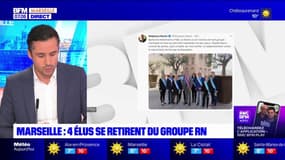Marseille: quatre élus quittent le groupe RN