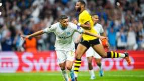 Amine Harit lors de la rencontre de Ligue Europa entre l'OM et l'AEK Athènes, le 26/10/2023